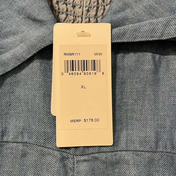 Splendid Tie-front Denim Jumpsuit - Picture 16 of 16